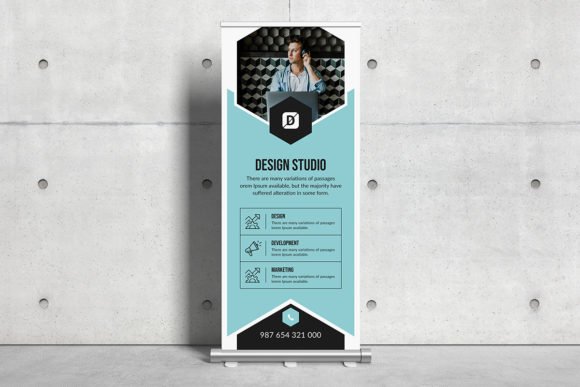 Corporate Roll Up Banner Design: A Professional Template