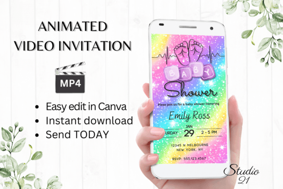 Create a Magical Baby Shower Invitation in Minutes