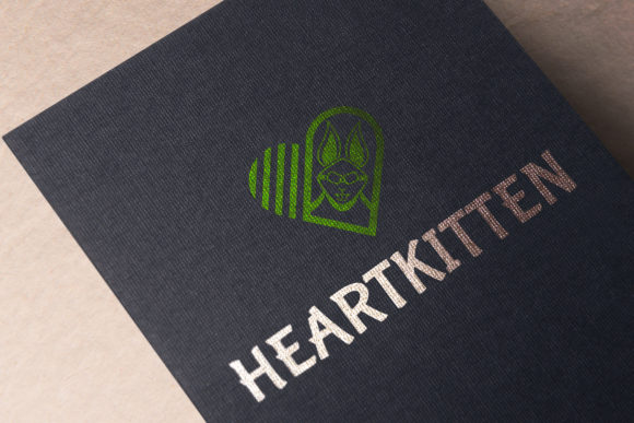 Heartkitten Logo Template: A Modern Vector Solution