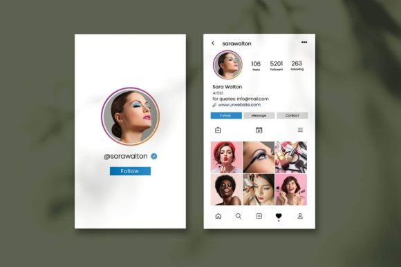Instagram Business Card Template: A Modern Networking Tool