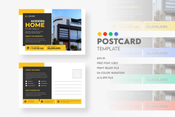 Real Estate Postcard Template Design: Your Direct Mail Advantage