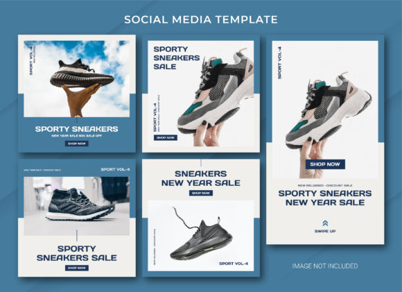 Unleash Your Brand's Potential with Sneakers Social Media Premium Template