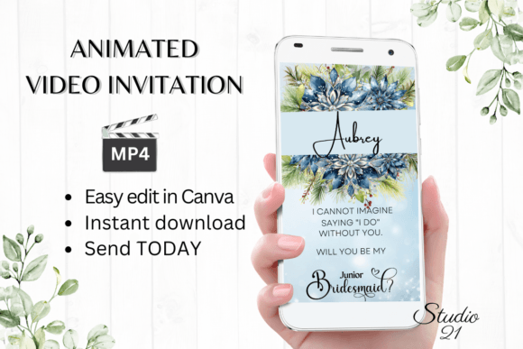 Winter Junior Bridesmaid W3256JM: A Font with Whimsical Elegance
